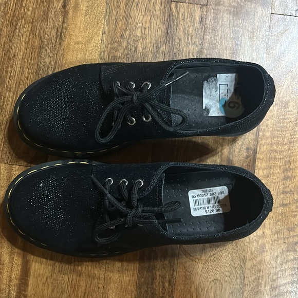 Dr. Martens 1461 WOMEN'S GLITTER OXFORD SHOES - Picture 7 of 8